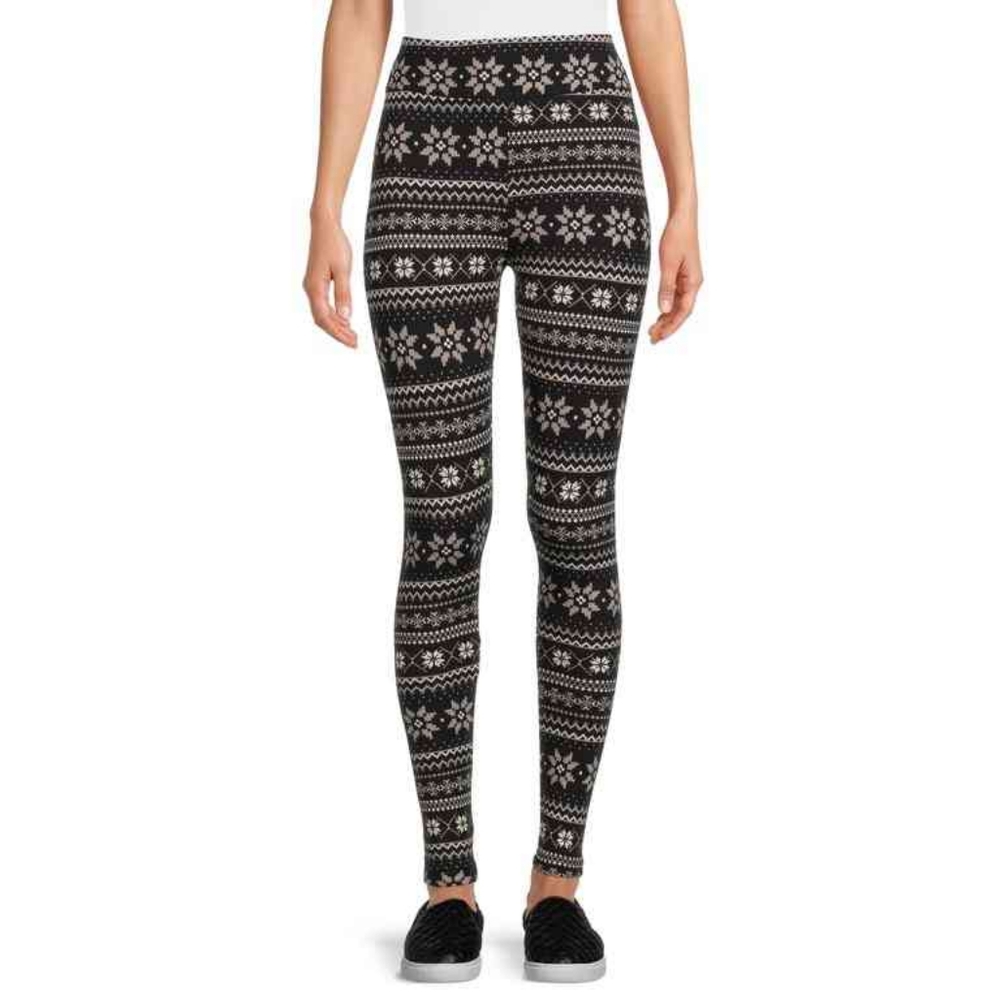 Time and Tru Women's Fair Isle Leggings S
